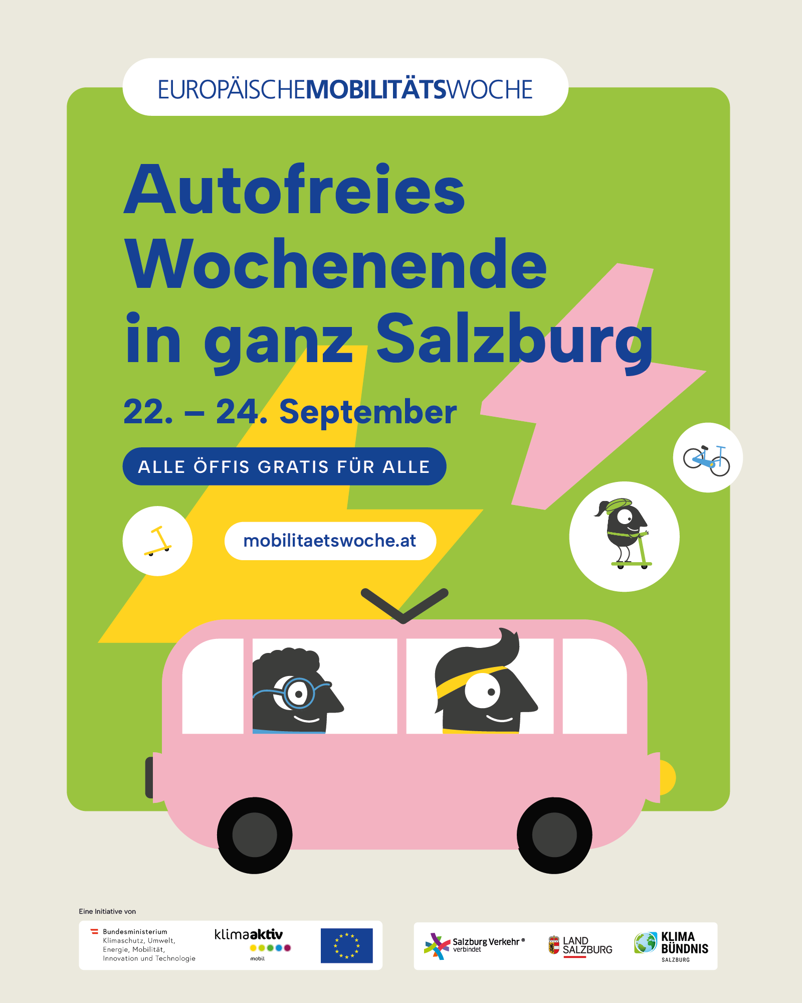 Autofreies Wochenende Salzburg 2023