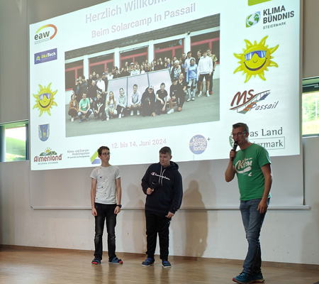 Solarcamp Passail Abschlussfeier Kem-Manager Martin Auer