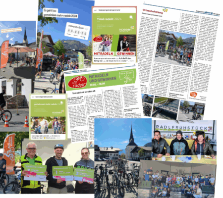 In Kössen ist Radverkehr veranktert