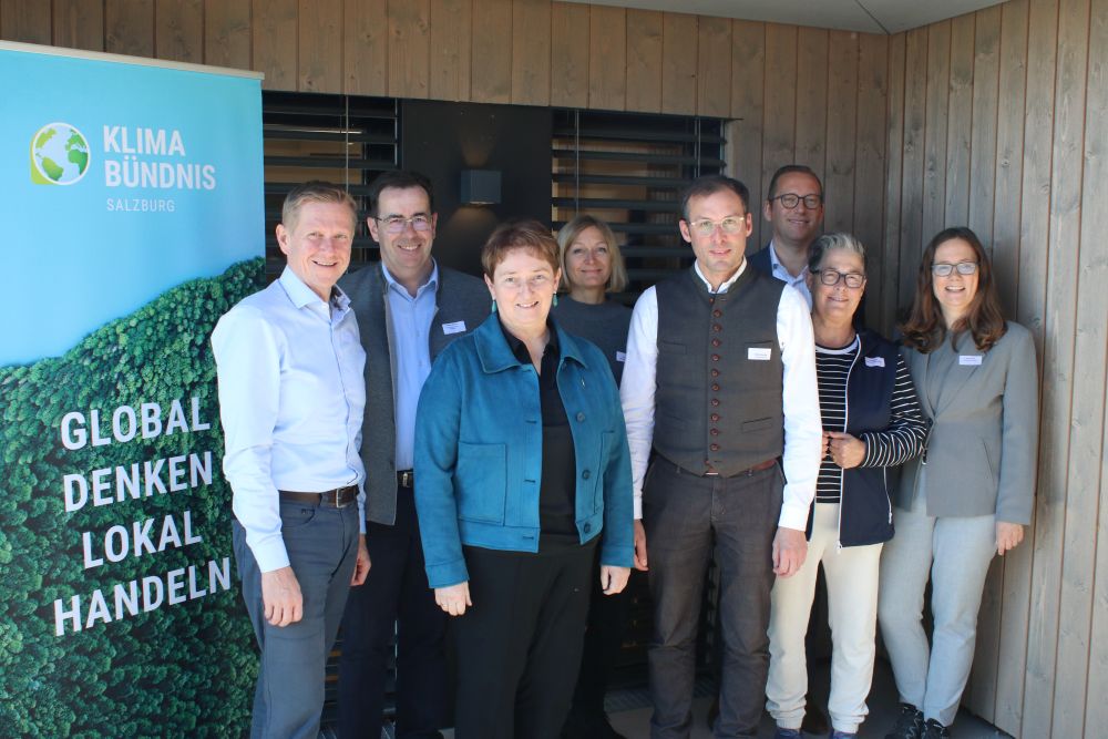 Gruppenfoto des Vorstand des Klimabündnis Salzburg