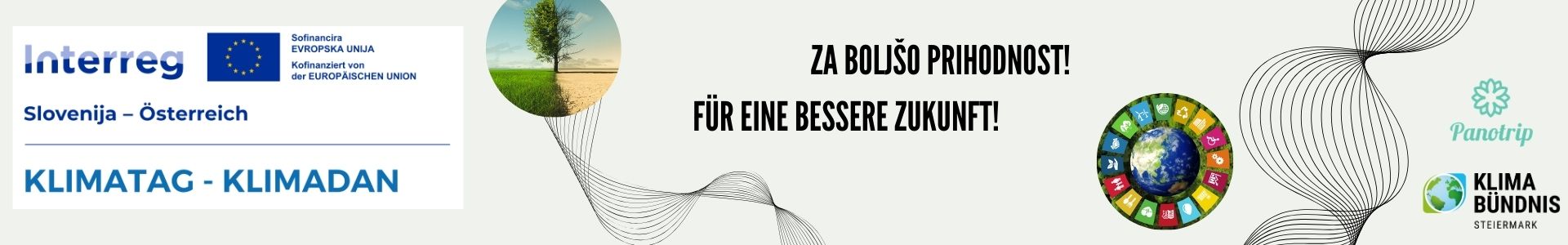 Großes Logo des EU Interreg Klimatag Klimadan