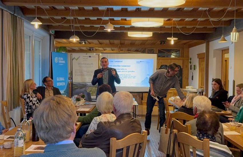 Diskussion und Interaktionen bei Vortrag